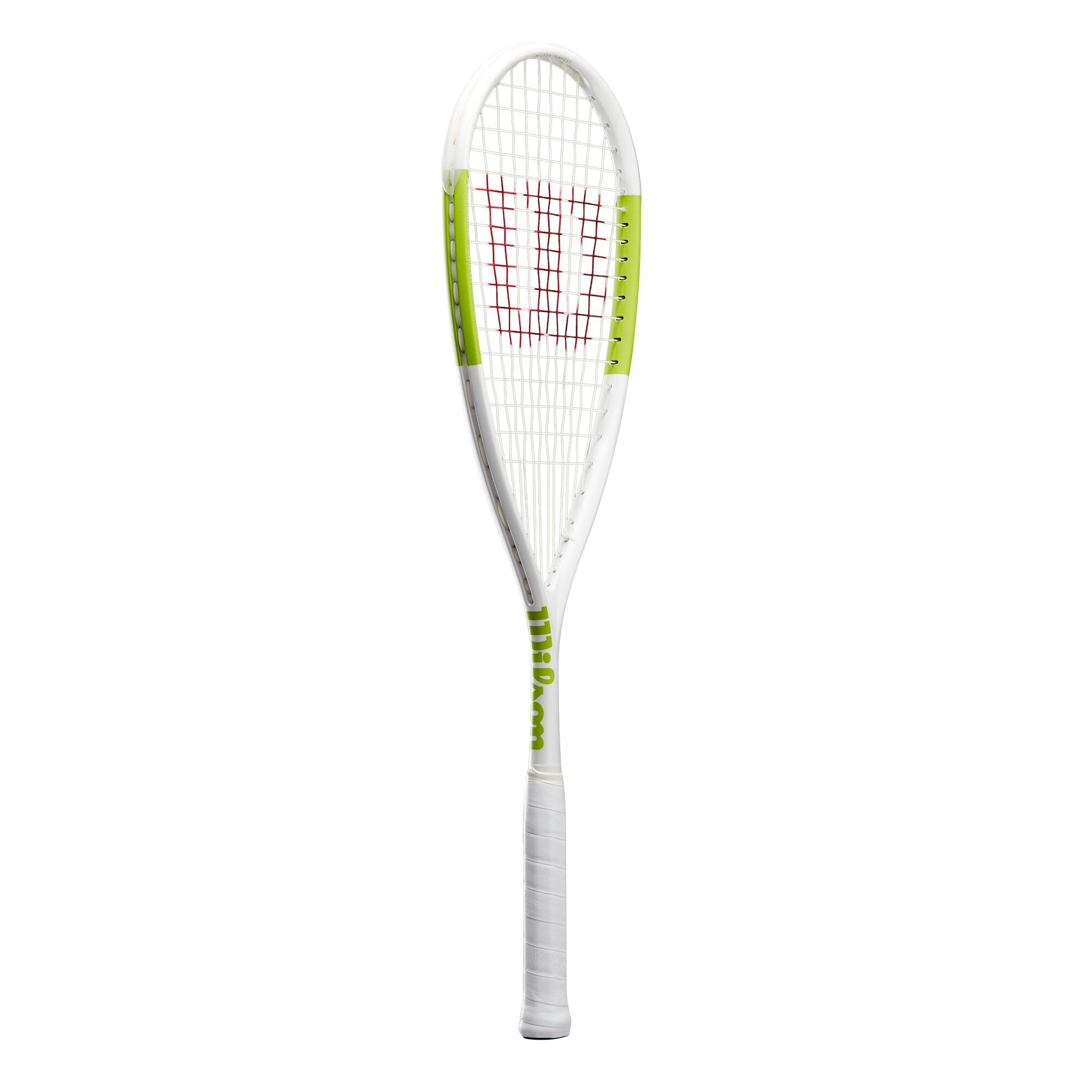 Wilson Tempest Pro White/Green Squash Racket & Cover 2/3