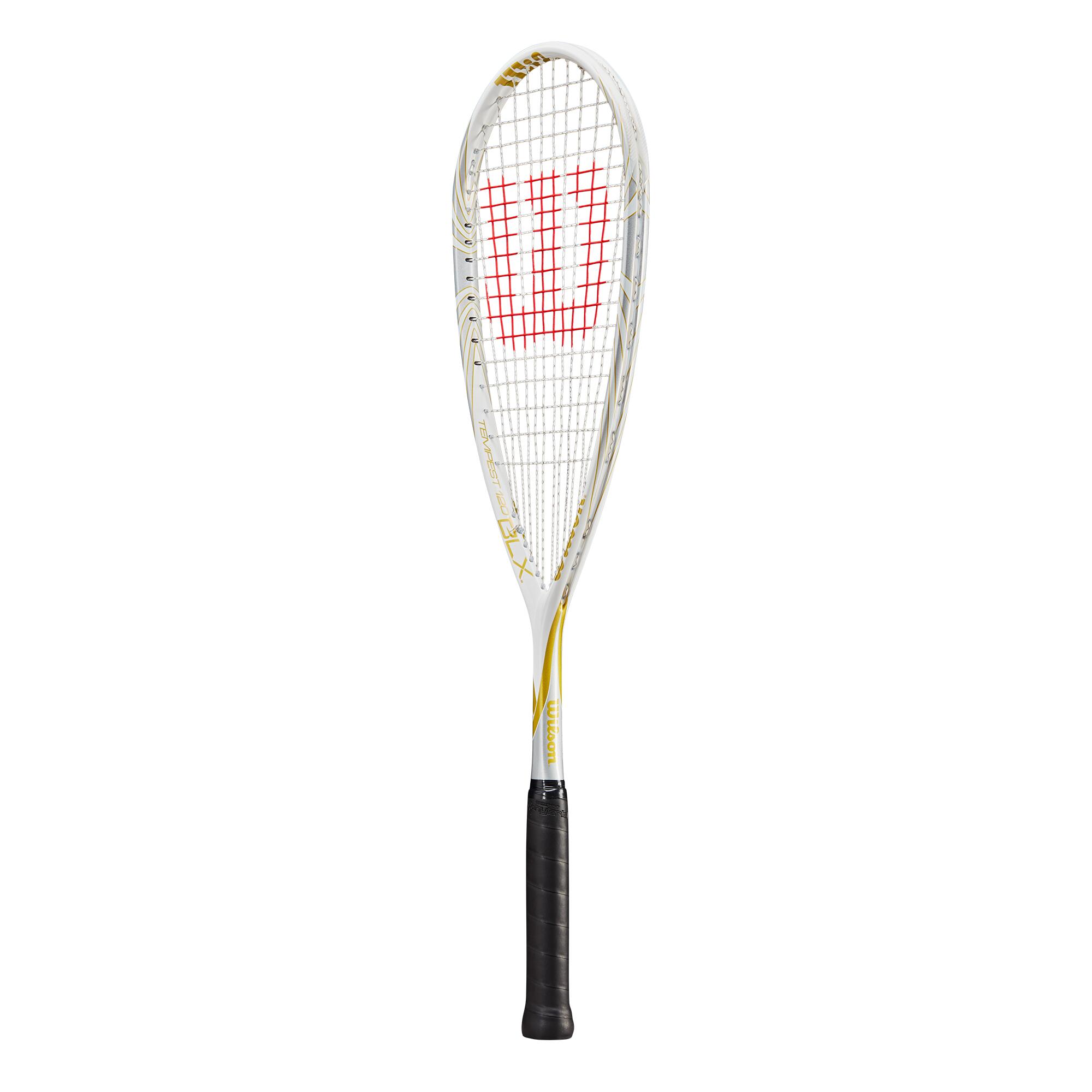 Wilson Tempest 120 BLX White/Gold Squash Racket 3/3