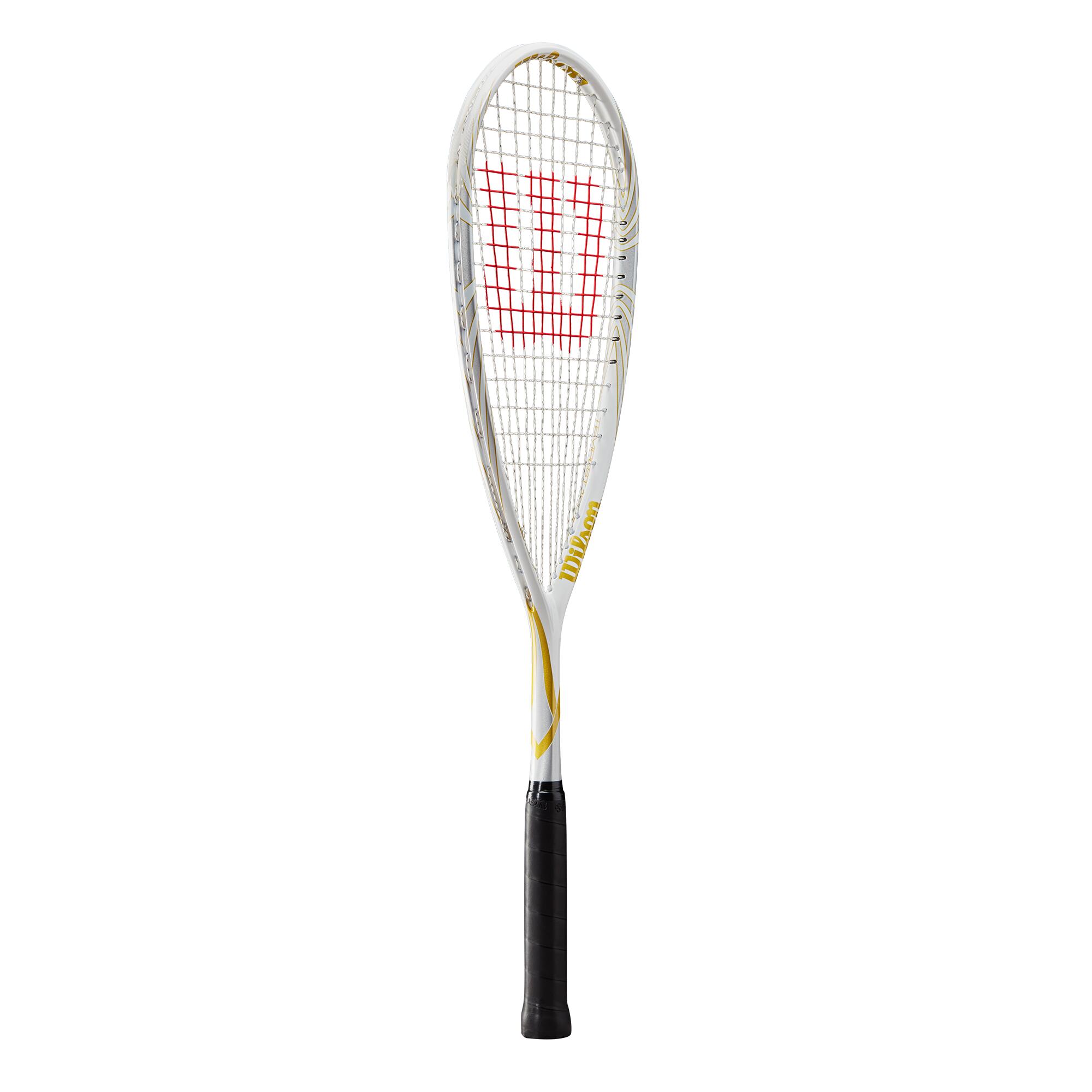 Wilson Tempest 120 BLX White/Gold Squash Racket 2/3