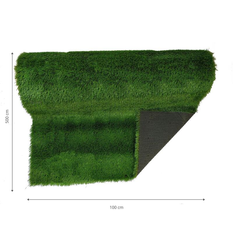 Rolo de relva artificial - gardiun clover pro i - 40 mm 500x100 cm extra macio