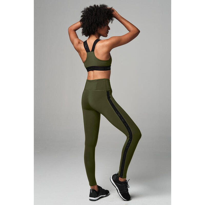 Bustieră Fitness Antrenament Strong Id Essential Sports Verde