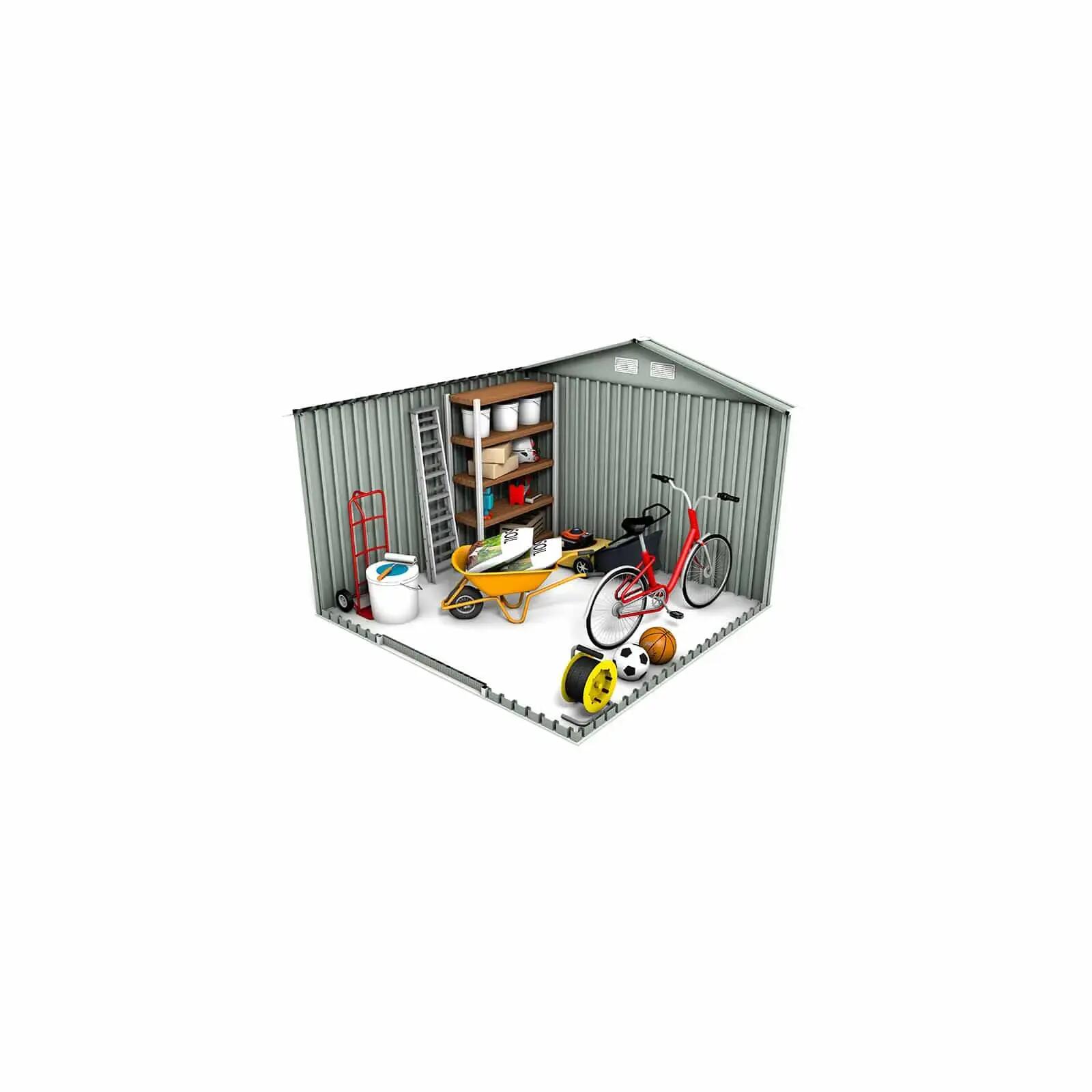 Caseta Metálica Gardiun Devon - 7,06 m² 277x255x202 cm 3/5