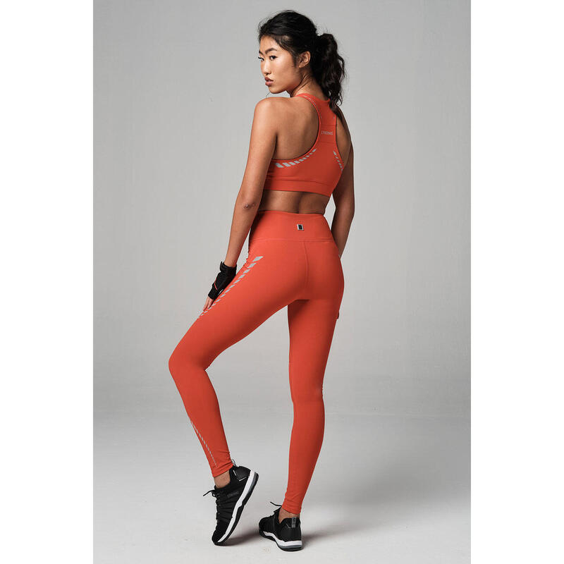 Legginsy sportowe damskie STRONG ID z wysokim stanem