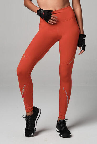 Legginsy sportowe damskie STRONG ID z wysokim stanem