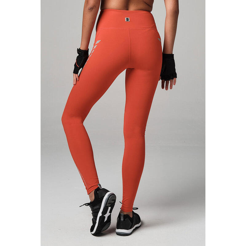 Legginsy sportowe damskie STRONG ID z wysokim stanem