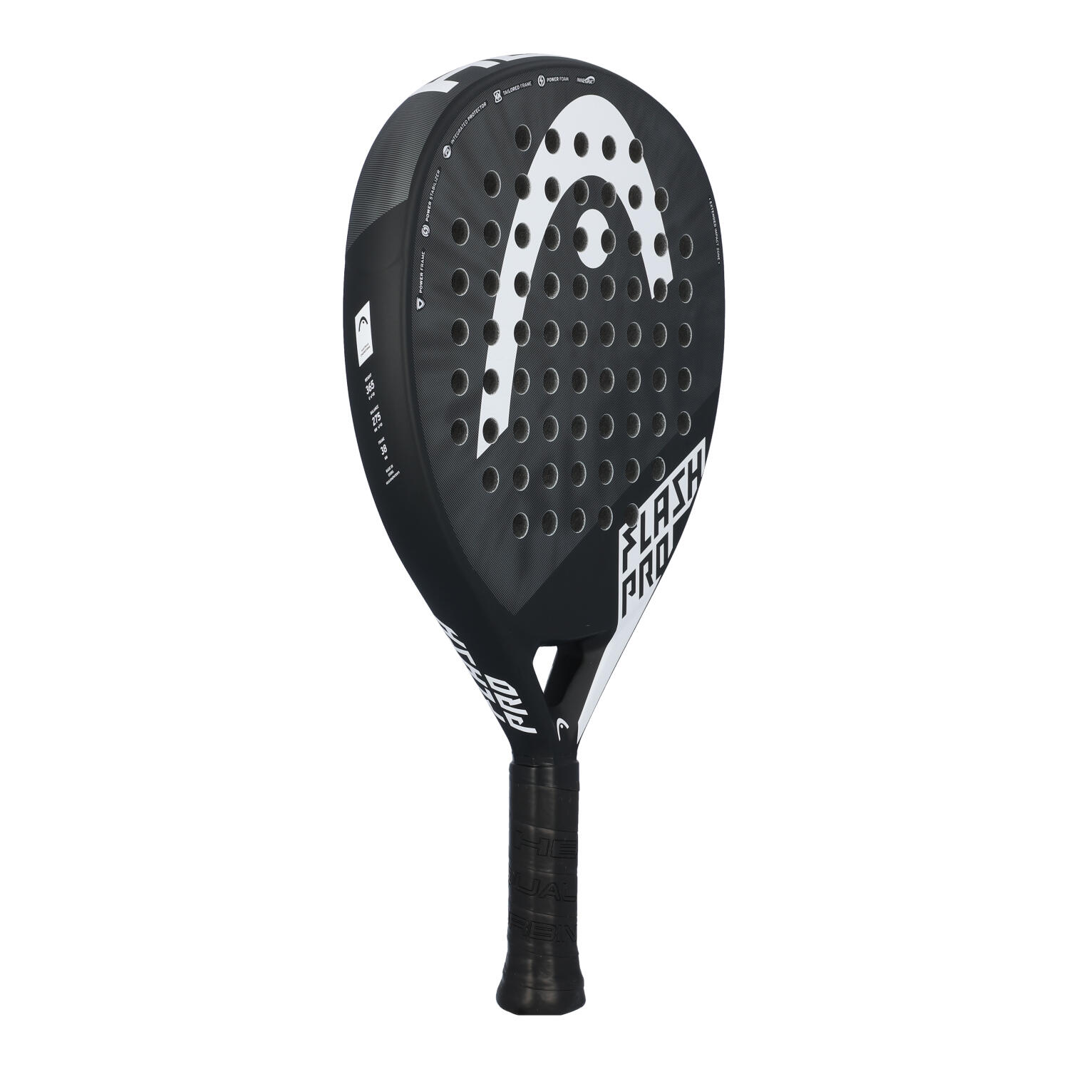 Head Flash Pro Padel Racket Black/White 3/7