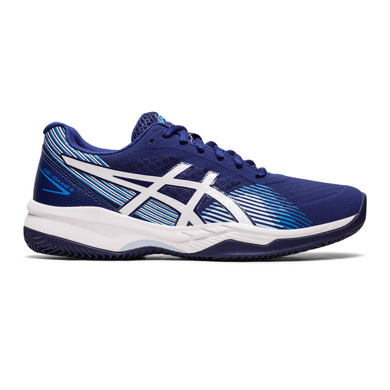 Asics Gel Game 8 Clay Oc Azul Blanco Mujer 1042a151 403