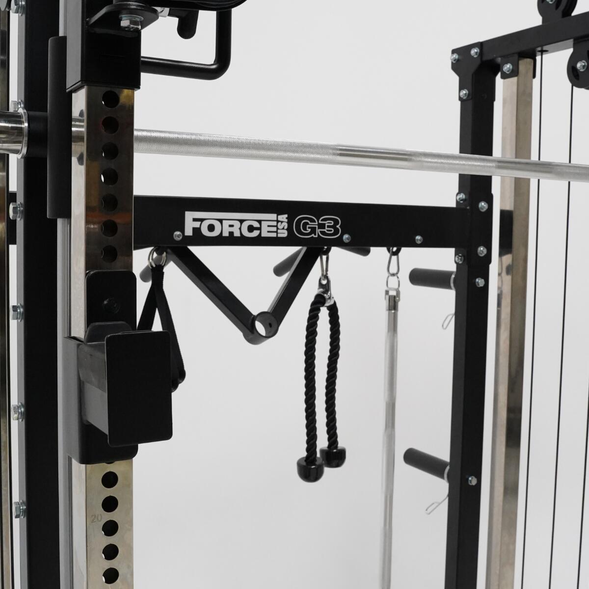 G3® V2 All-In-One Trainer - Multipower Máquina Smith, Doble Polea + Rack Force U 5/5