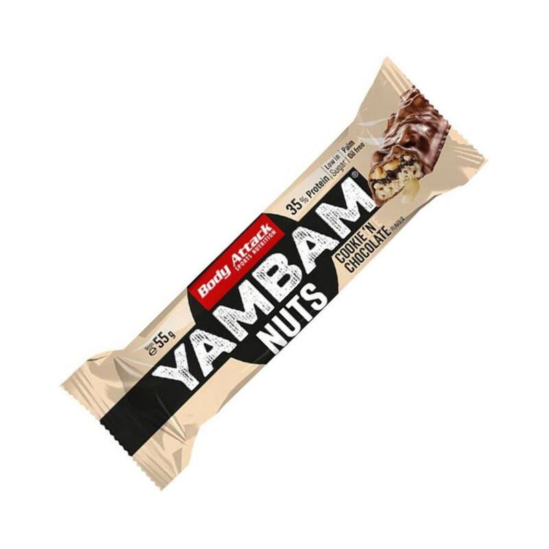 Boîte Yambam nuts bar (15x55g) | Cookies Chocolat