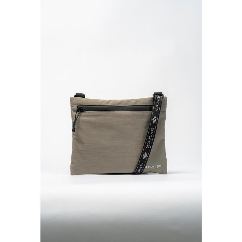 Cross Bodies Wrinkled Mini Bag -  Green Grey