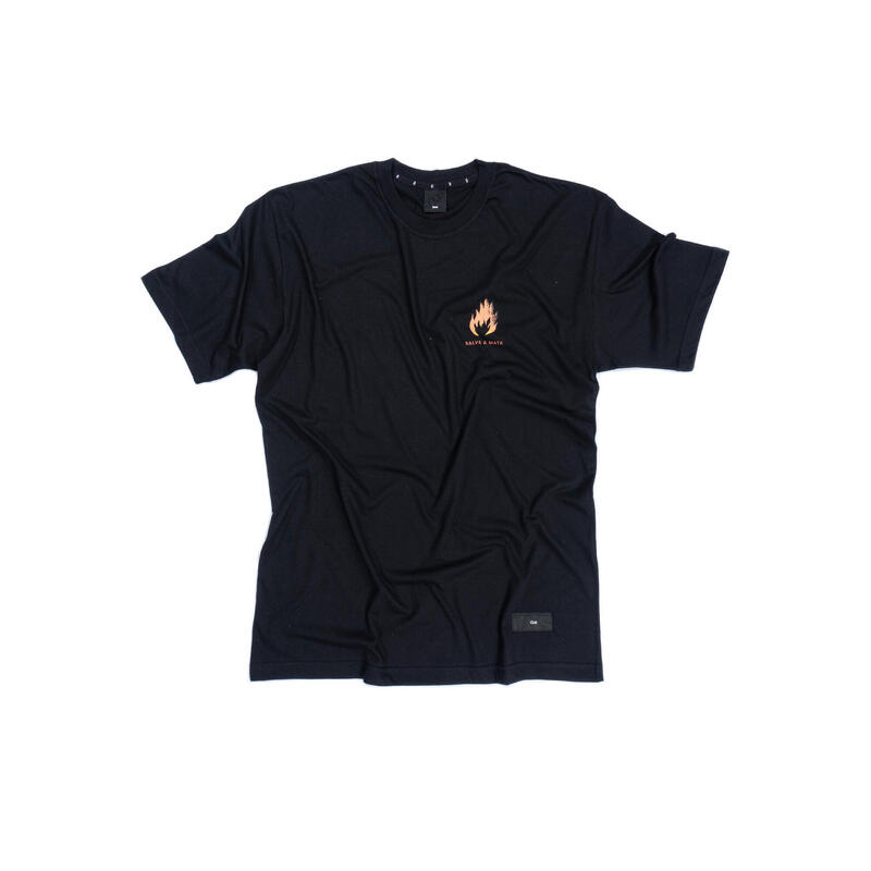 T-Shirt Bio Öus manches courtes FOGAREL BLACK