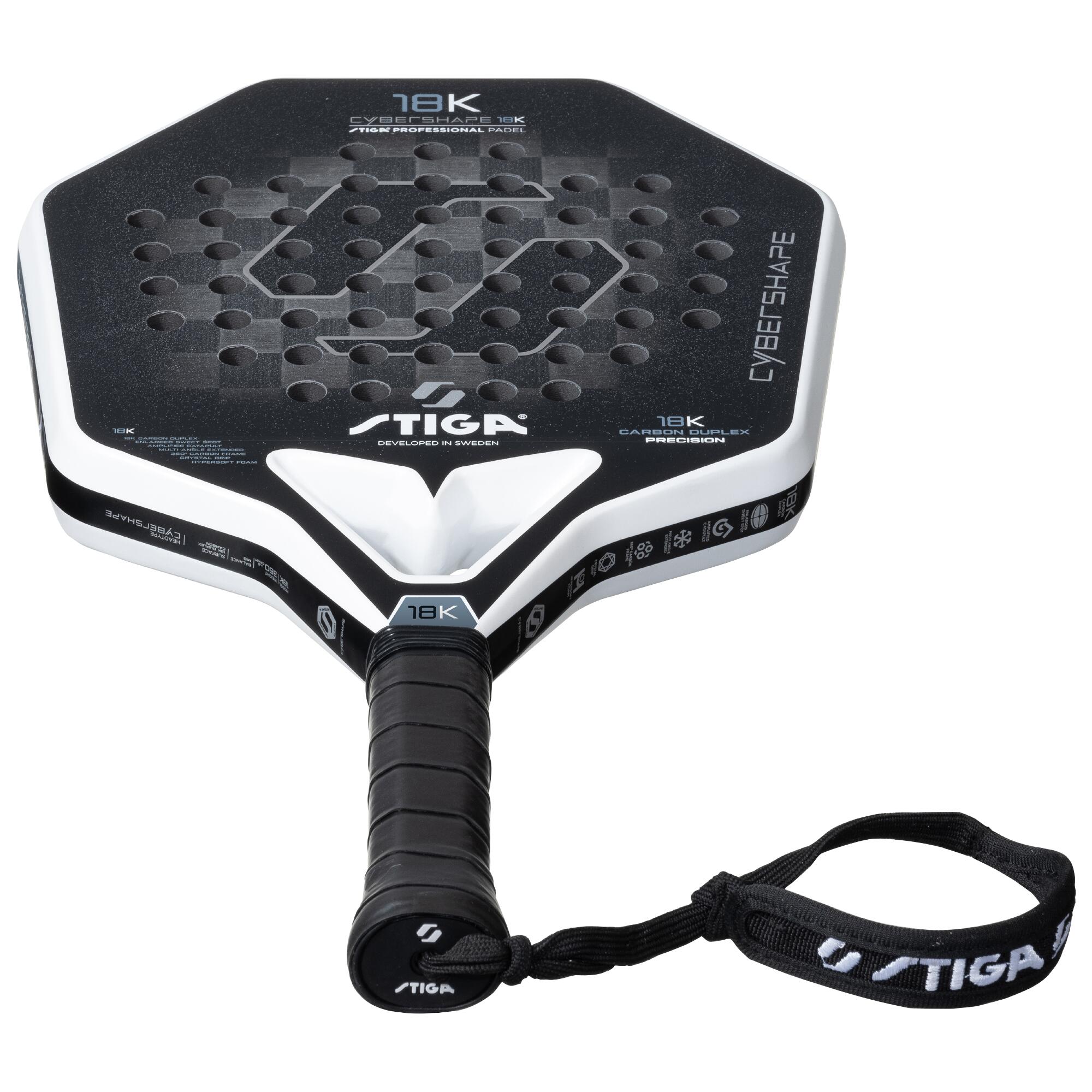Raquette de padel 18K Cybershape 5/6