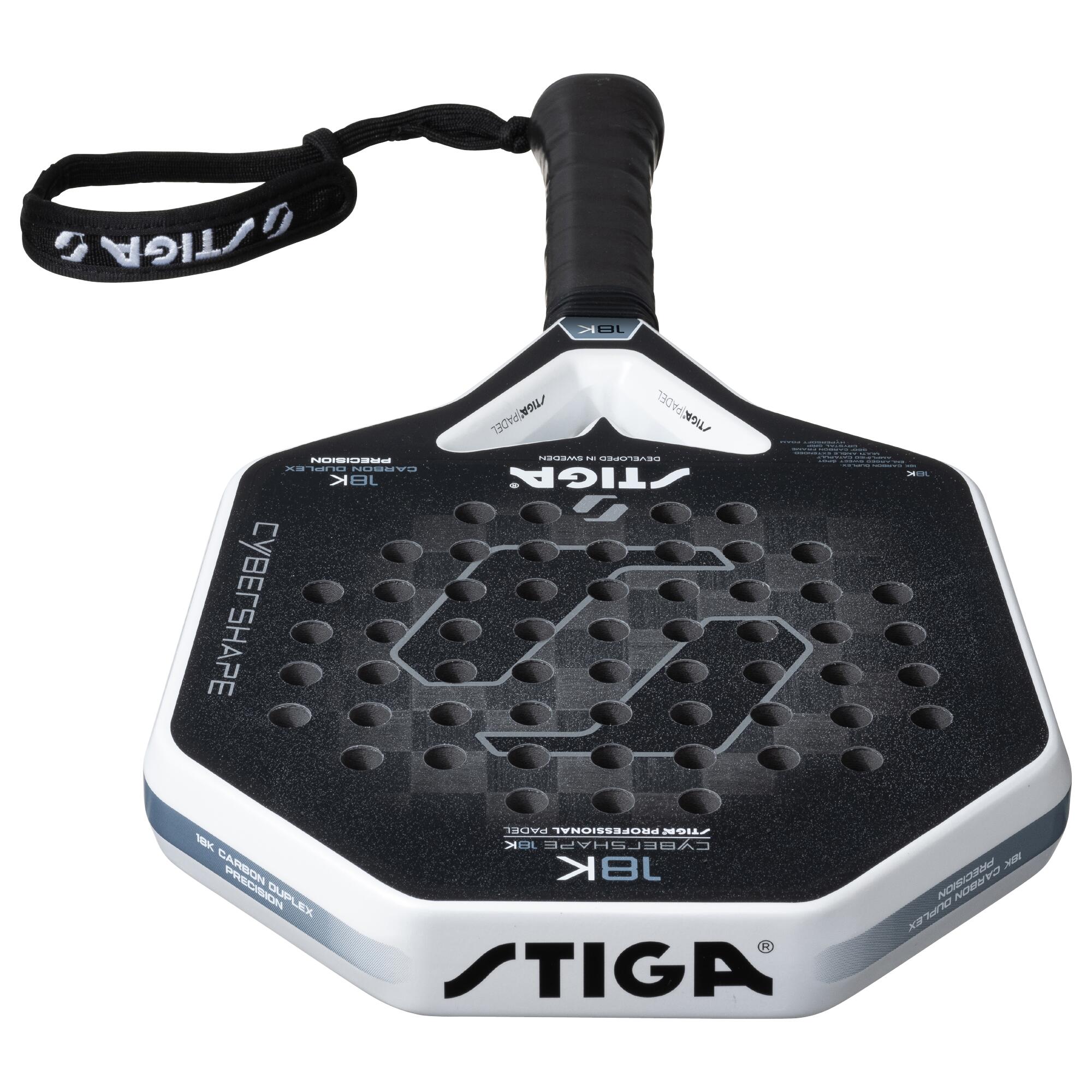 Raquette de padel 18K Cybershape 4/6
