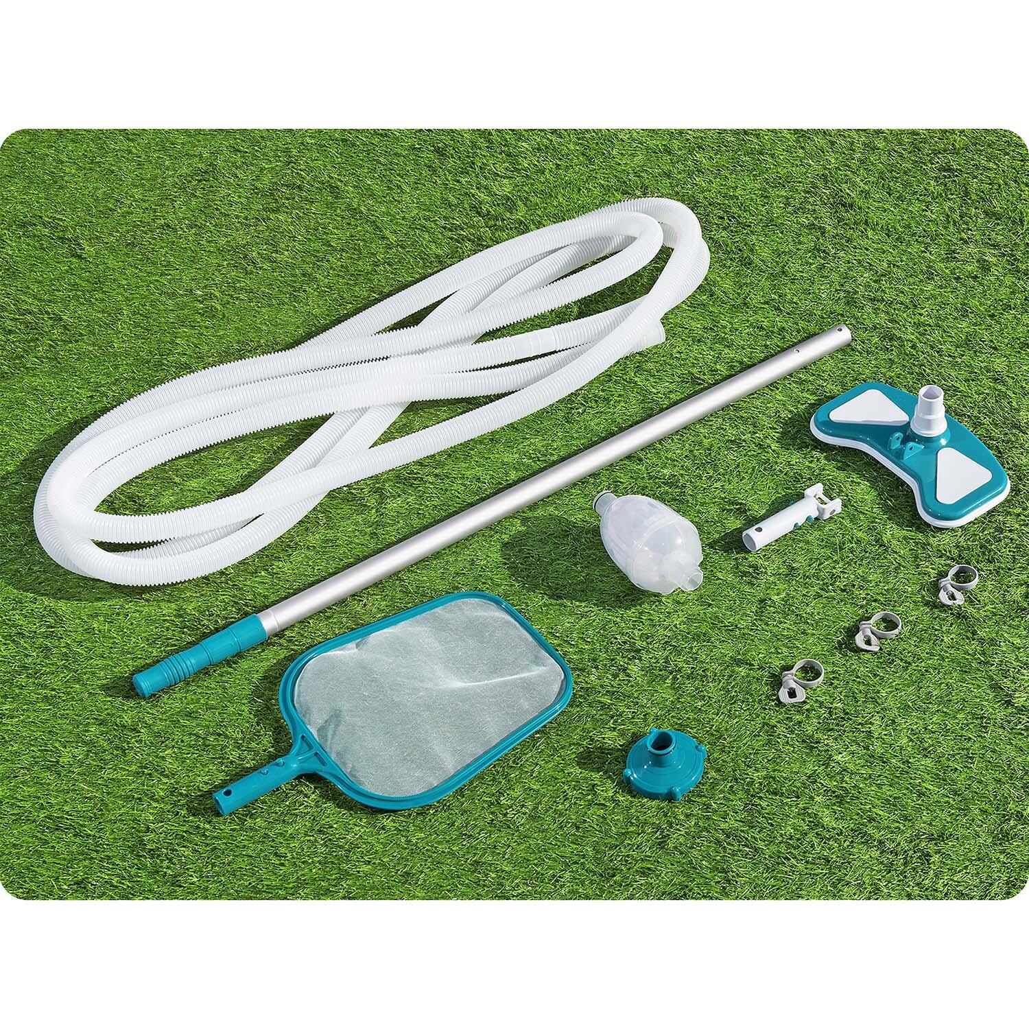 Kit pulizia per la piscina Bestway AquaC lean - con aspiratore e skimmer 4/7