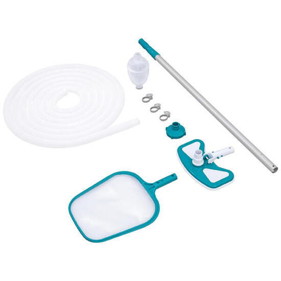 Bestway Kit de nettoyage piscine AquaClean avec aspirateur et épuisette