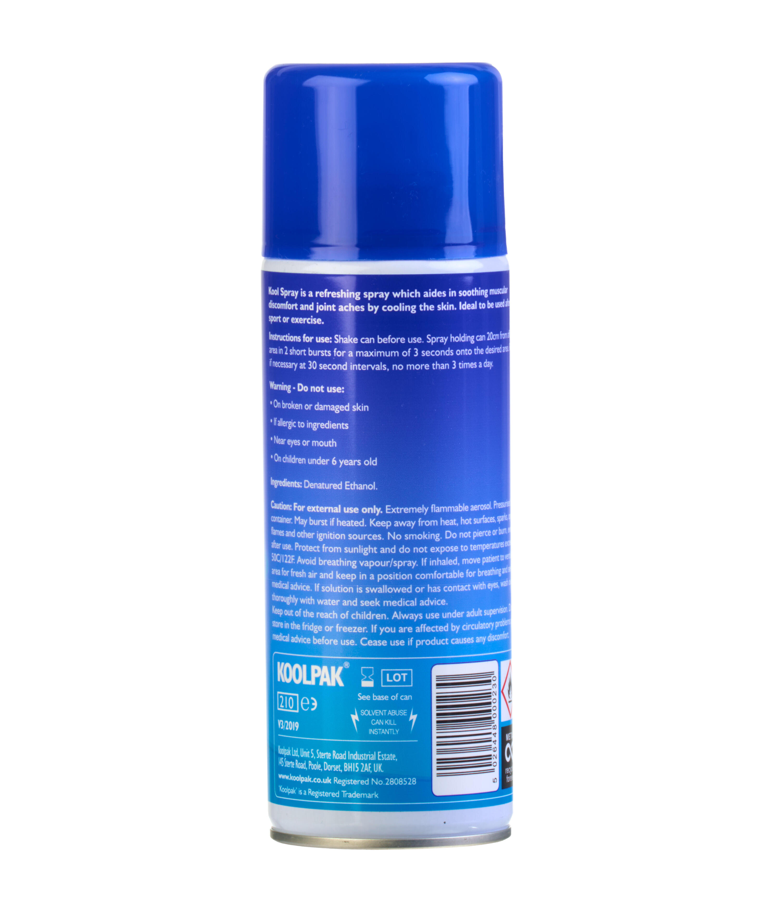 Koolpak Freeze Kool Spray Pain Relief Sports Impact - 400 ml - Pack of 12 2/3