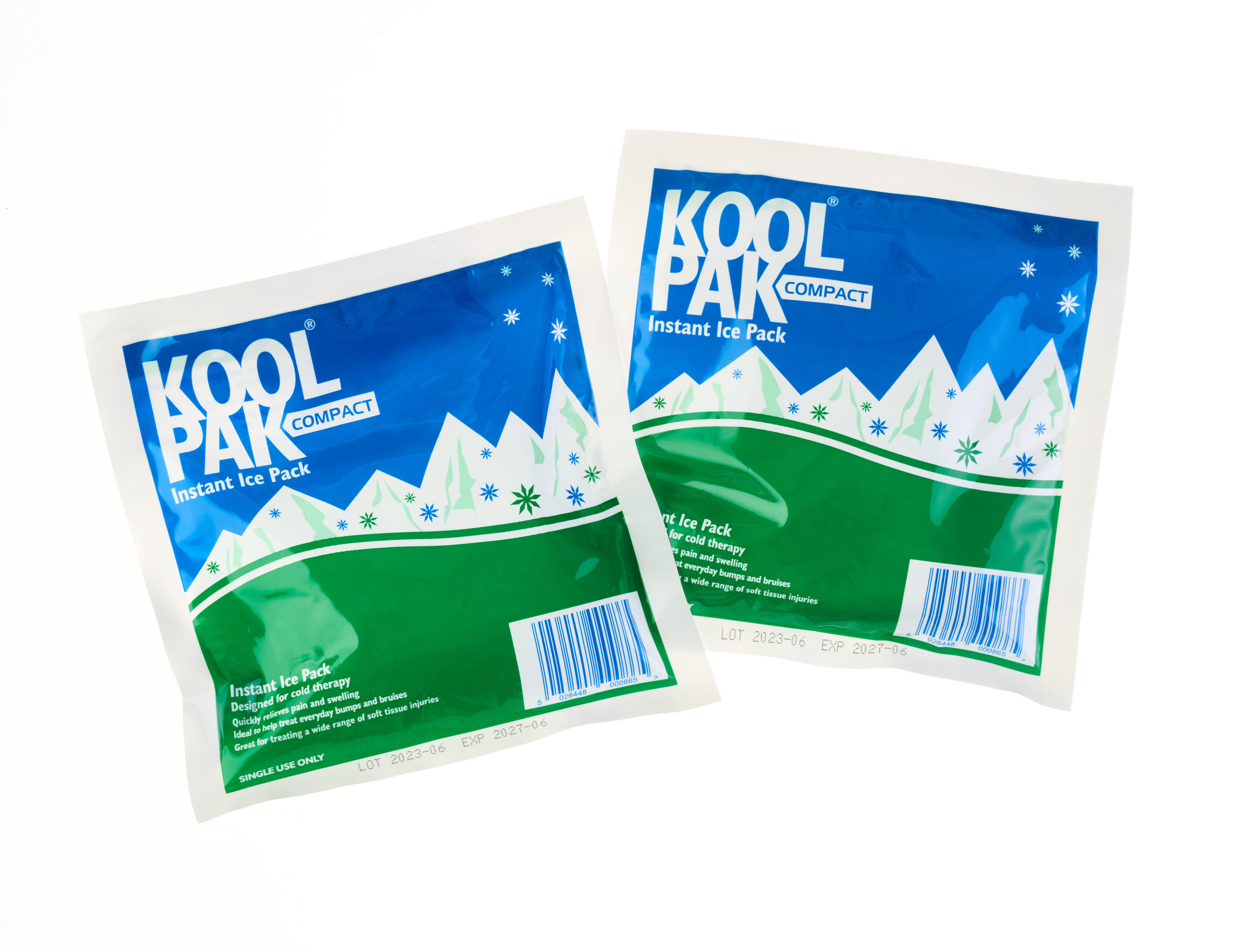 Koolpak Compact Instant Ice Pack - 15 x 15cm - Pack of 80 4/6