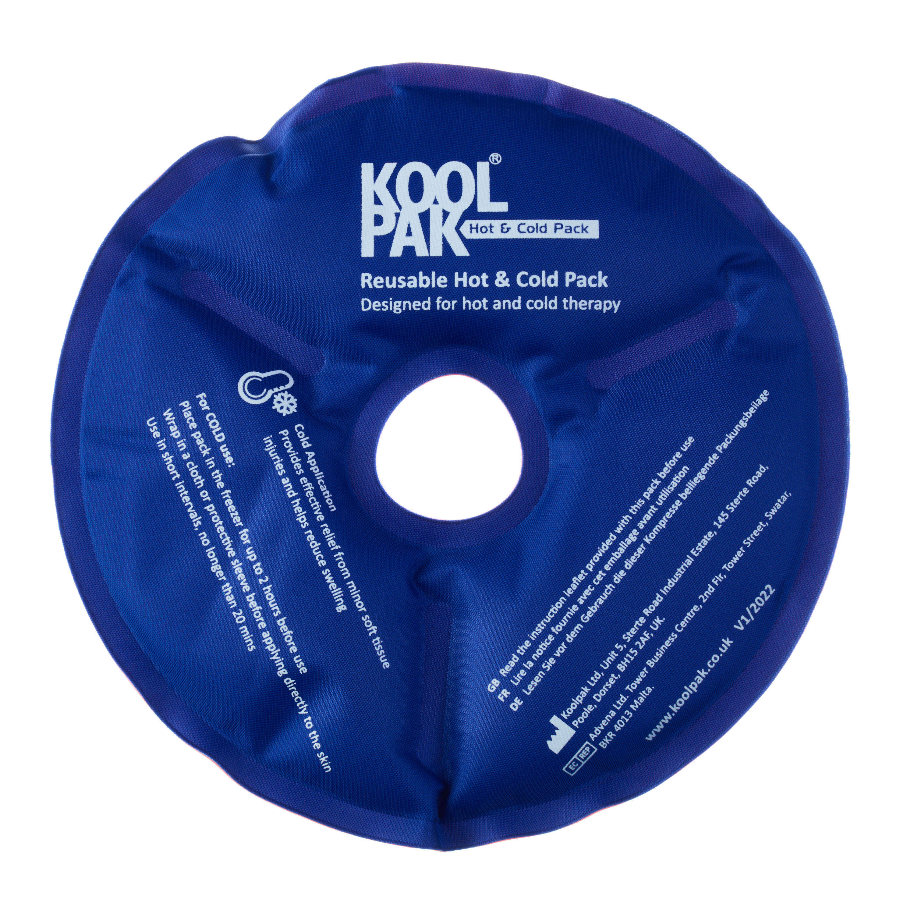 Koolpak Luxury Hot & Cold Pack Round - Dia 14.5cm - Pack of 10 3/5