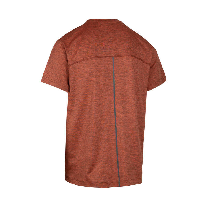 Camiseta Doyle DLX de Jaspeada para Hombre Naranja Óxido