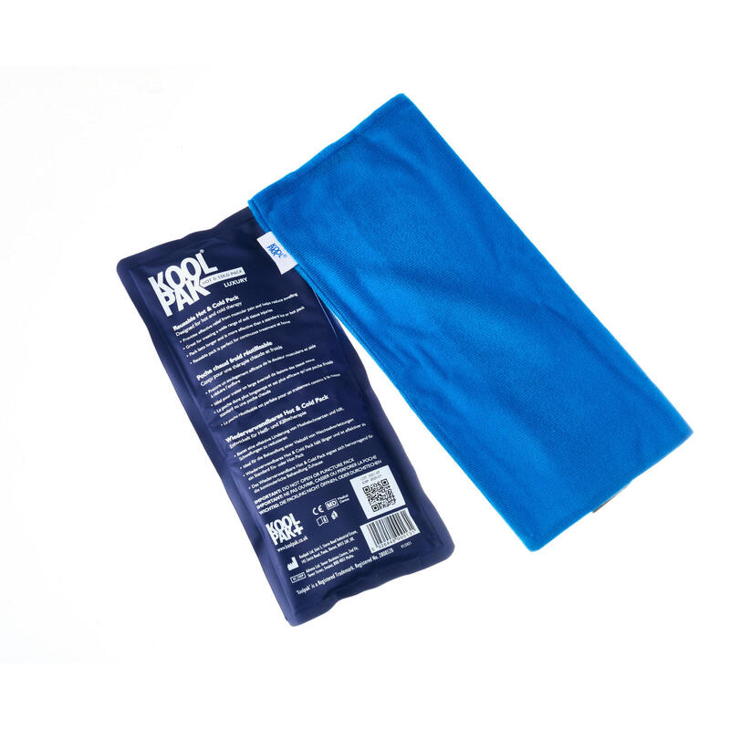 Koolpak Luxury Reusable Hot Cold Pack - 12 x 29cm with Elasticated Holster