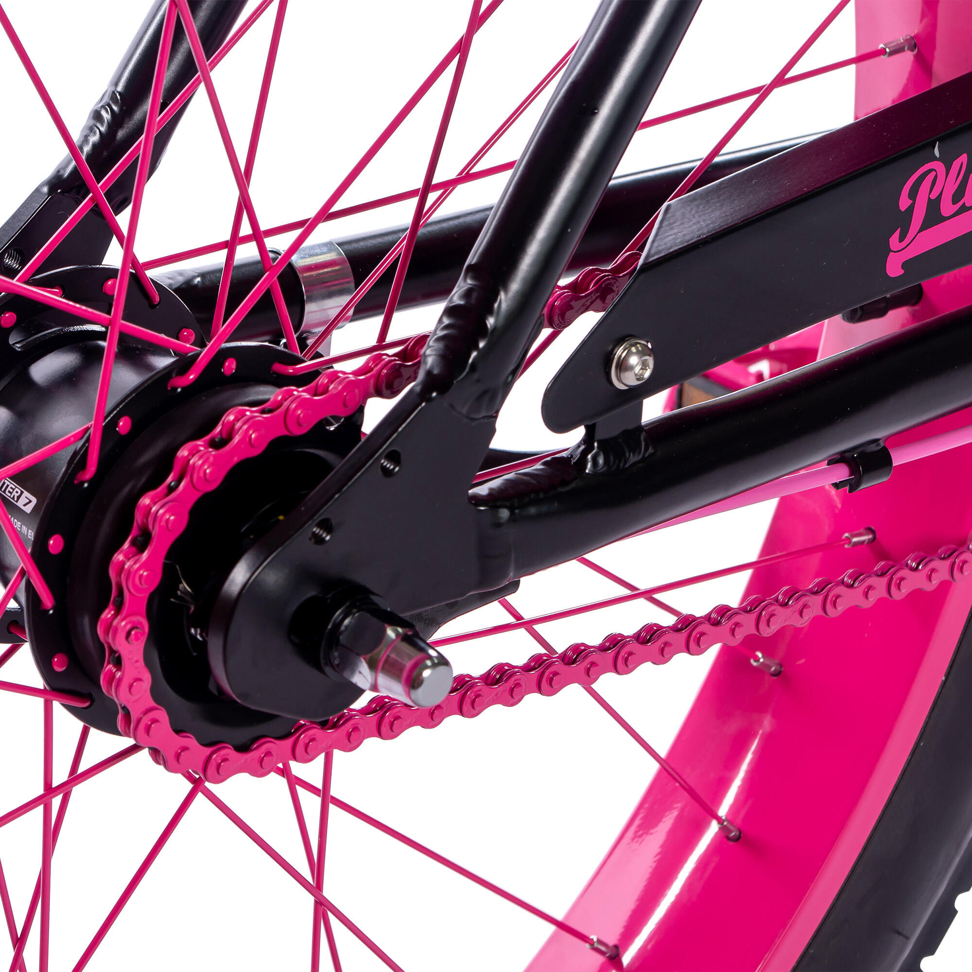 Rower miejski damski Rider X Go Girl Pinky 7B ham. rolka, szerokie obręcze 5/7