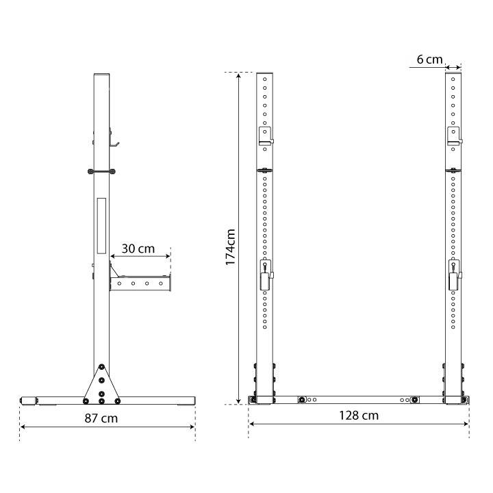 Conjunto de treino para halteres agachamentos - PROFI