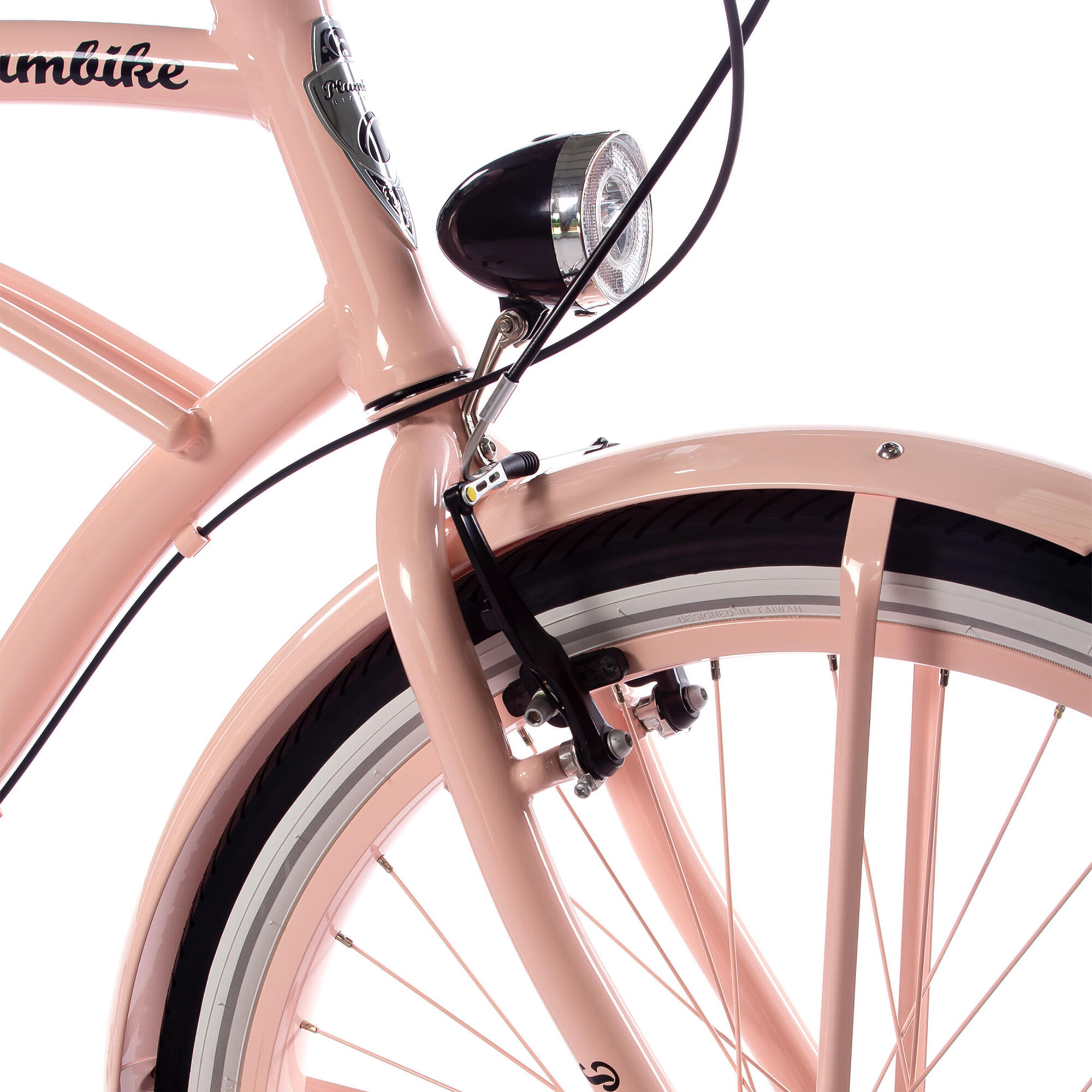 Rower miejski damski Plumbike Rider Go Girl Black Venice 3B z hamulcem v-brake 3/7