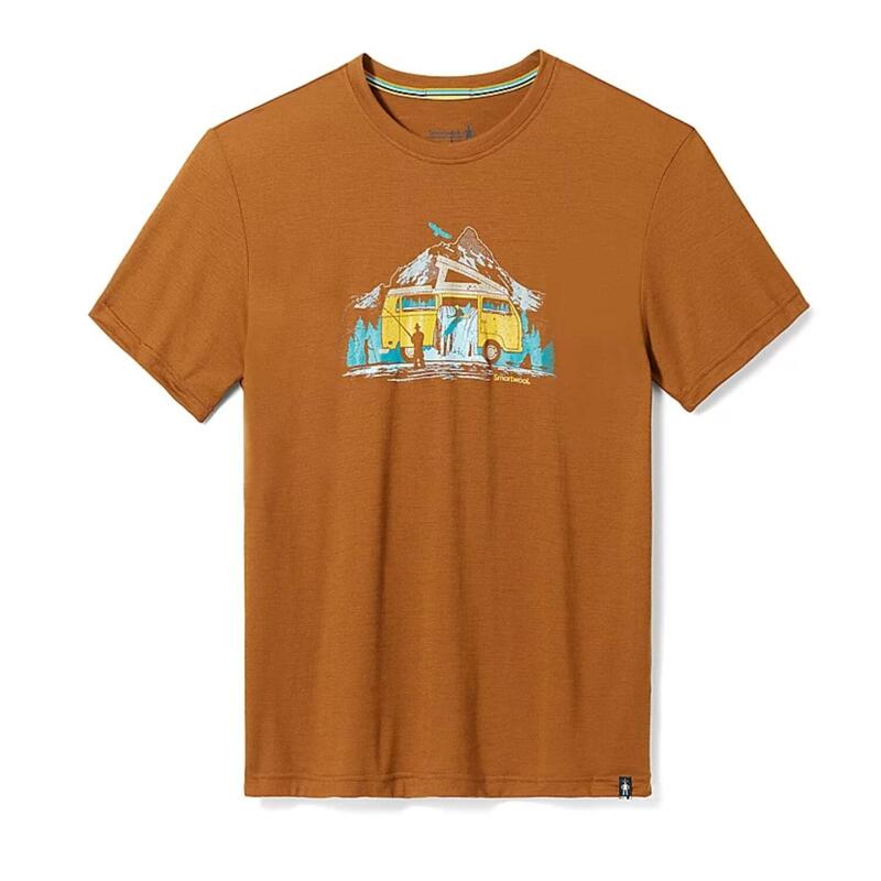 Koszulka z krótkim rękawem unisex Smartwool River Van Graphic SS Tee