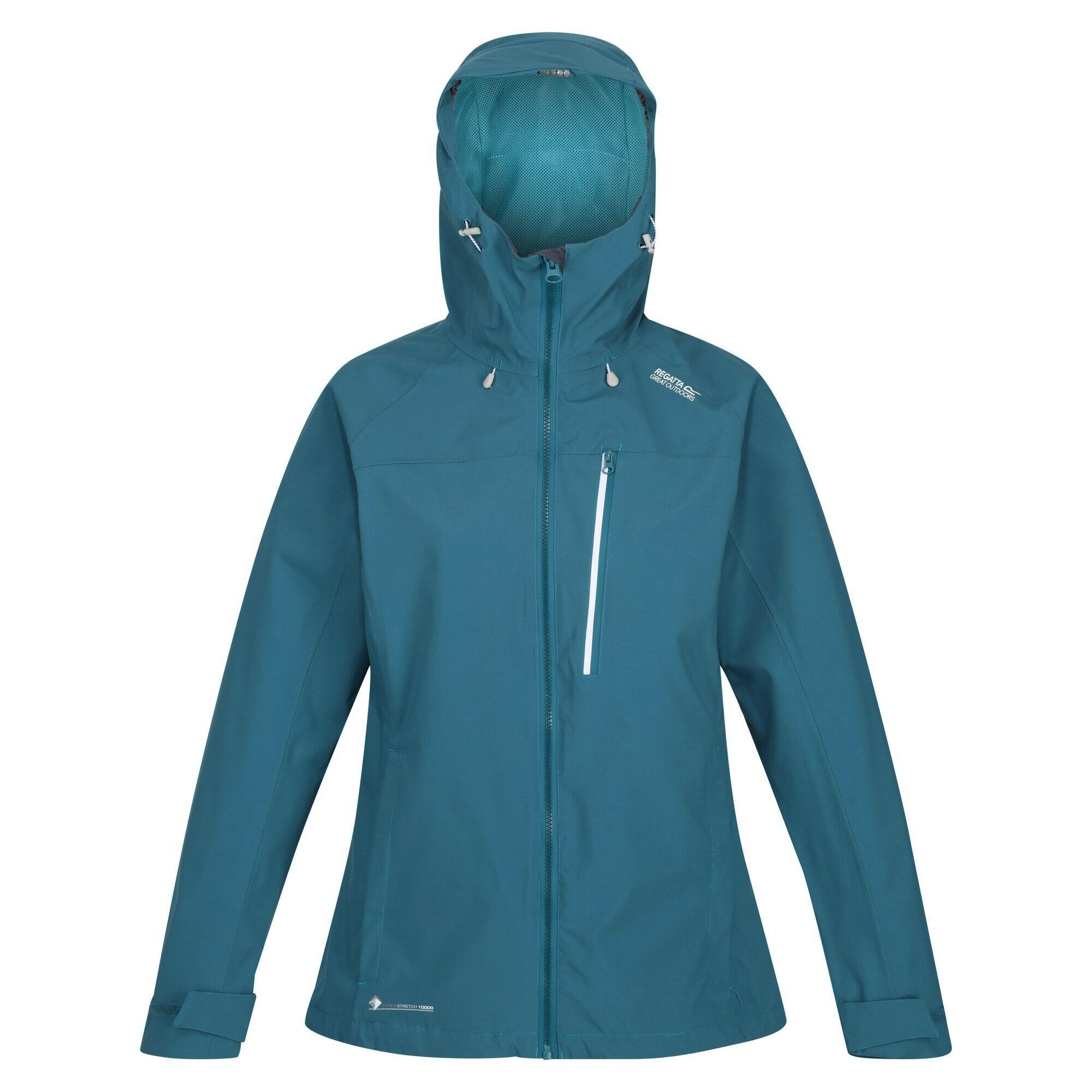 REGATTA Womens/Ladies Britedale Waterproof Jacket (Dragonfly)