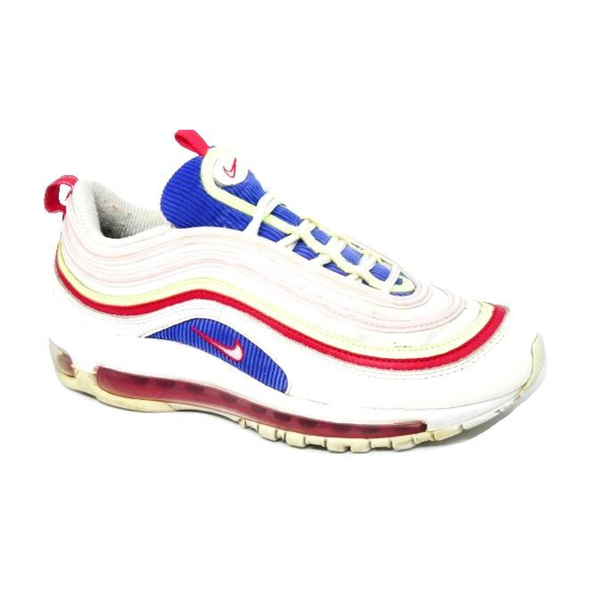 Shoes Nike 97 Bleu Blanc Rouge Nike Air Max 97 Baskets Bleu Marine