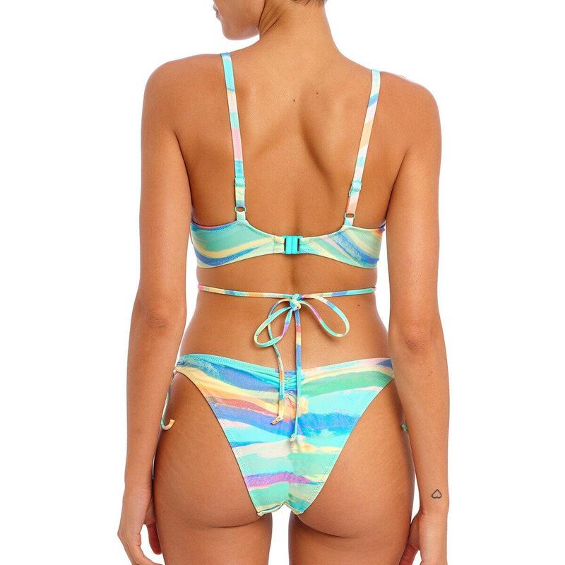 Beugelbikinitop in pastelkleur met afneembare Summer Reef-band