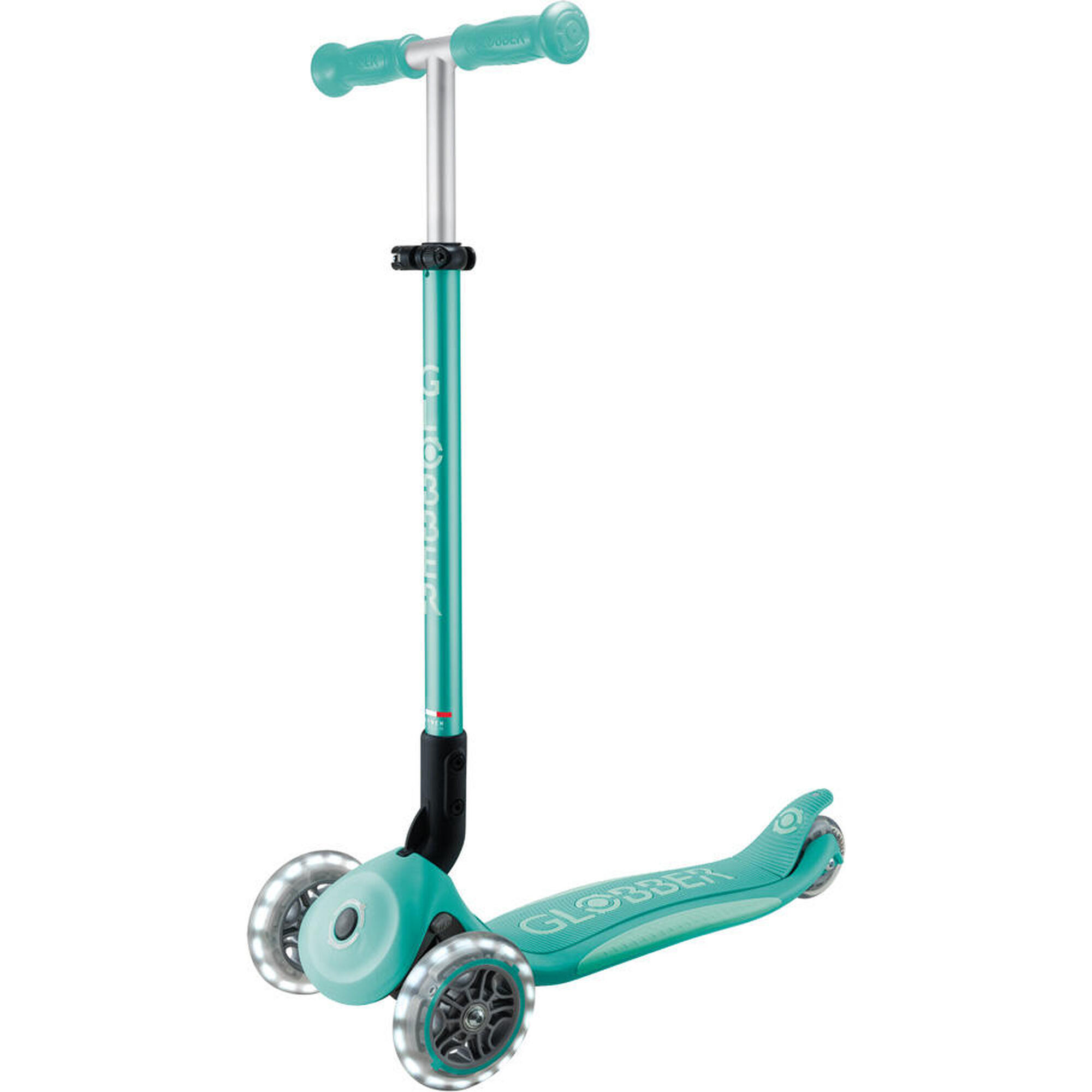 Mini scooter tRougetinette Primo Pieghevole Plus Luci Menta Scuro - Menta