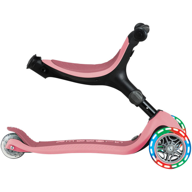 Trottinette évolutive GO-UP ACTIVE LIGHTS - Rose pastel