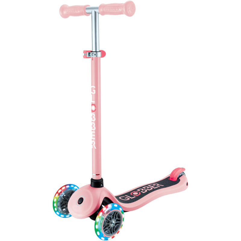 Trottinette PRIMO LIGHTS V2 - Rose pastel