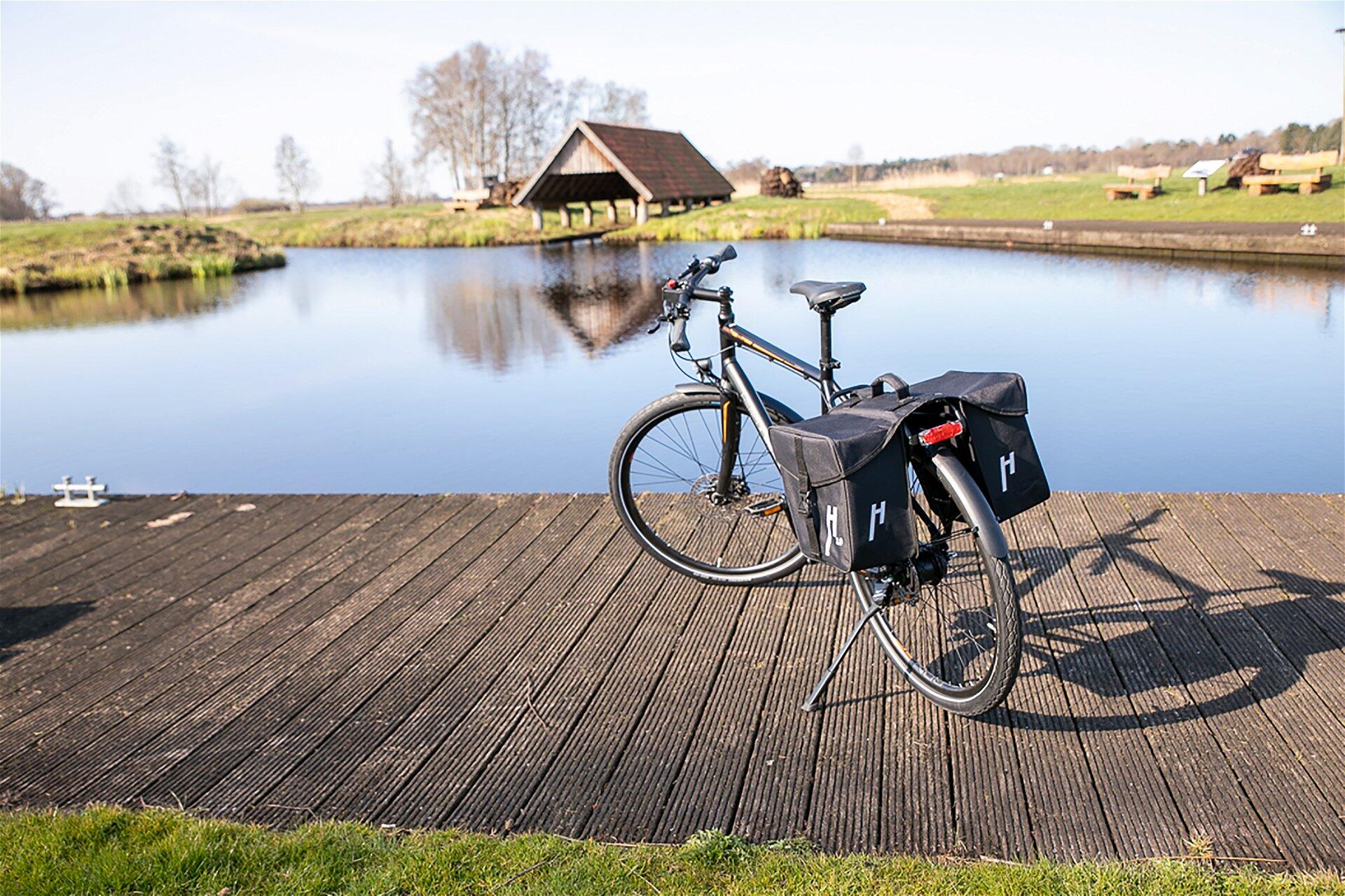 Dubbele fietstas Basic L 3.0 3/4