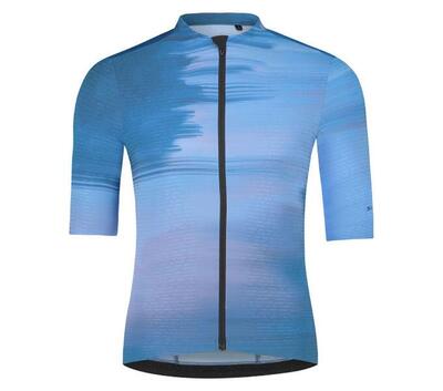 S-phyre flash korte mouwen jersey s24, aurora blauw