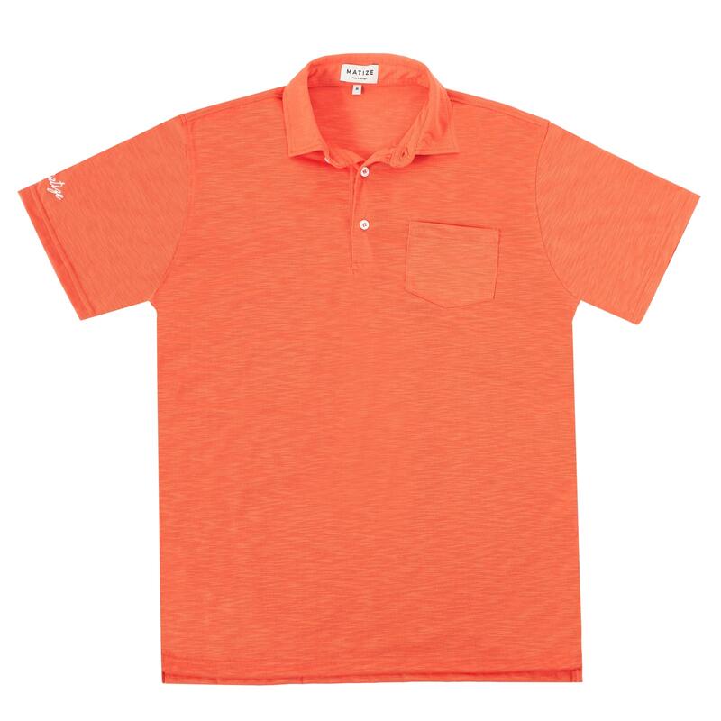 Polo da Golf drirelease® Pocket Polo Manica Corta Uomo Arancione