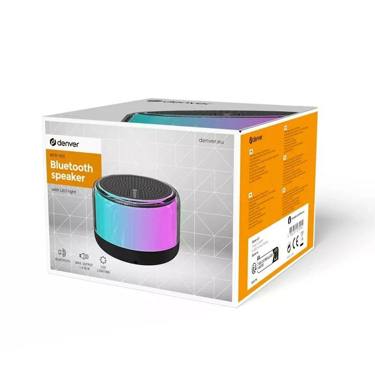 Tragbare Bluetooth-Lautsprecher Denver Electronics BTP-103 Schwarz 3/3