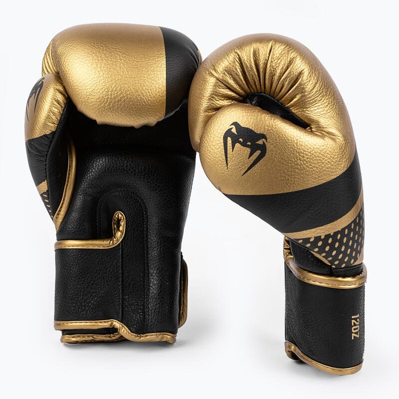 Mănuși box adulți Lightning Boxing, auriu
