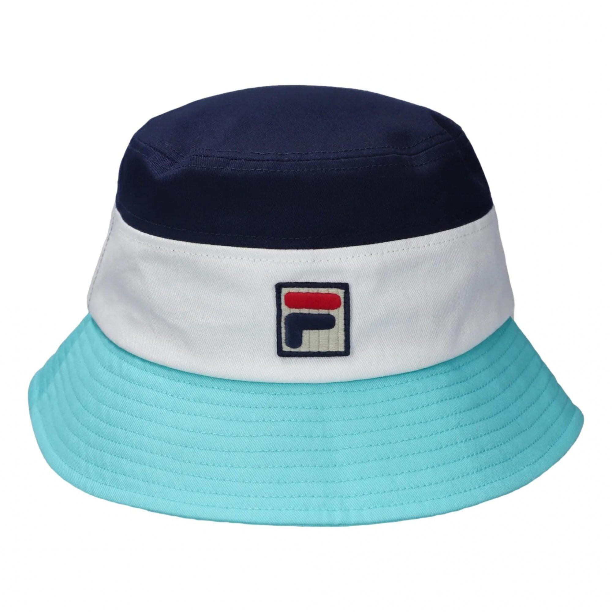 FILA Fila Leader Bucket Hat - Aruba Blue / Egret / Fila Navy