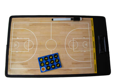 Magnetisches taktisches Tablett 35 x 20 cm - Basketball