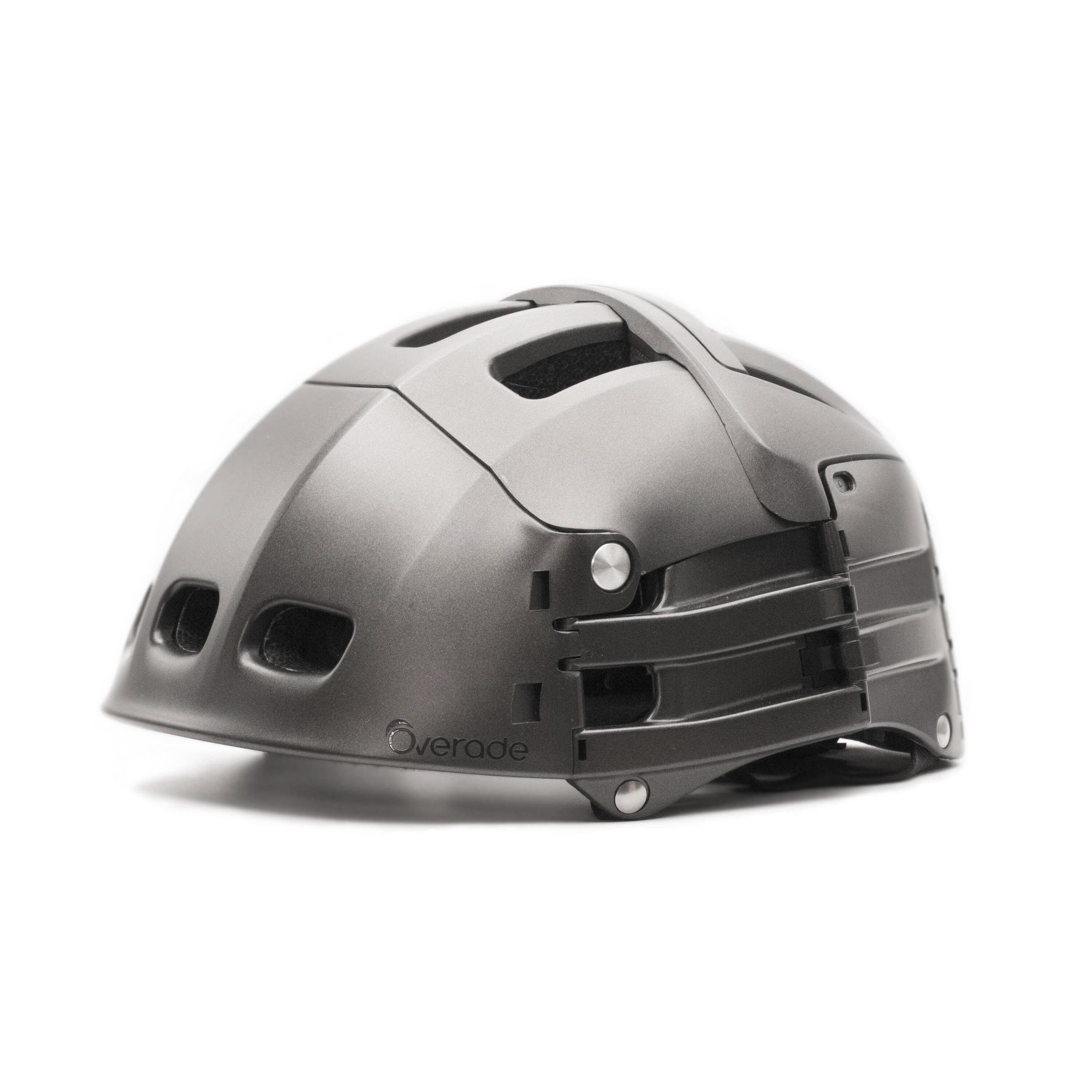 Casque pliable FIT gris pour vélo ou trottinette 2/9