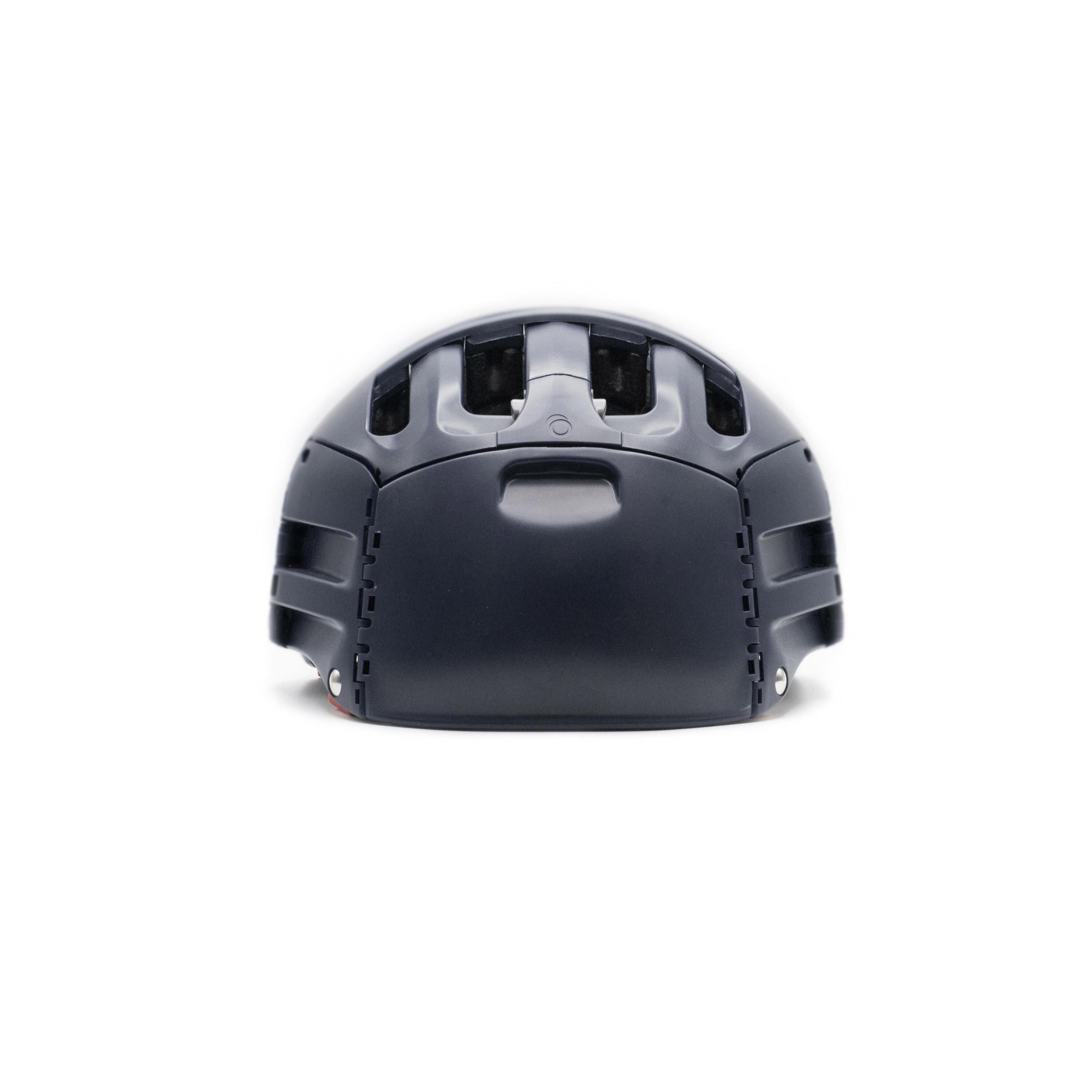 Casque pliable Plixi bleu pour vélo ou trottinette 4/9