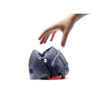 Faltbarer Helm Plixi blau für Fahrrad oder Roller