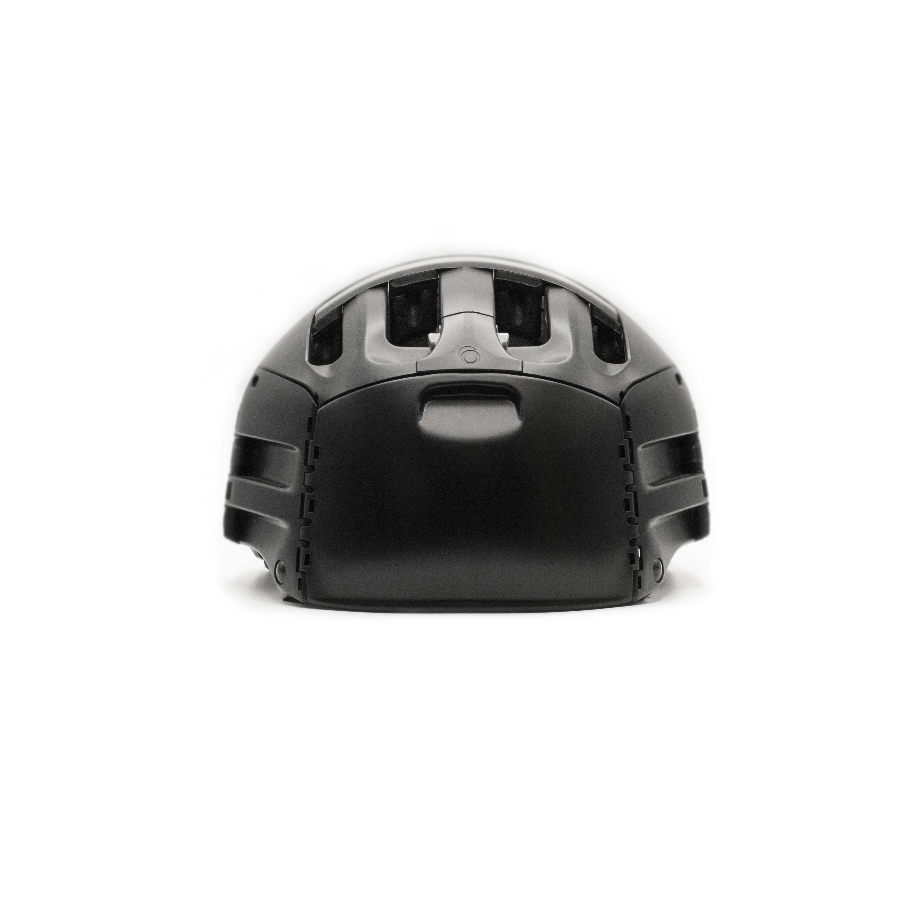 Faltbarer Helm Plixi schwarz für Fahrrad oder Roller 4/9