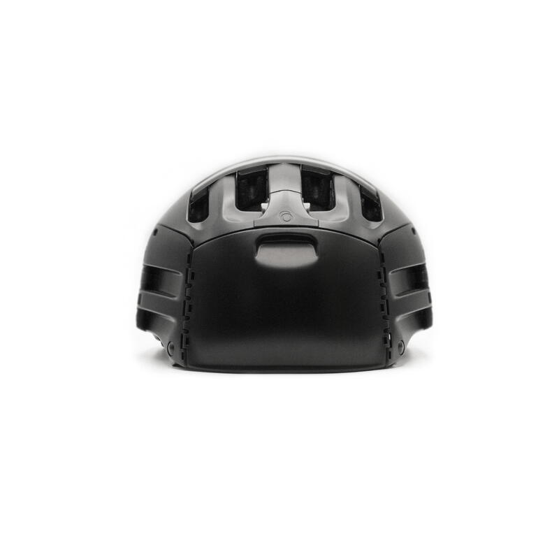 Casque pliable Plixi noir pour vélo ou trottinette