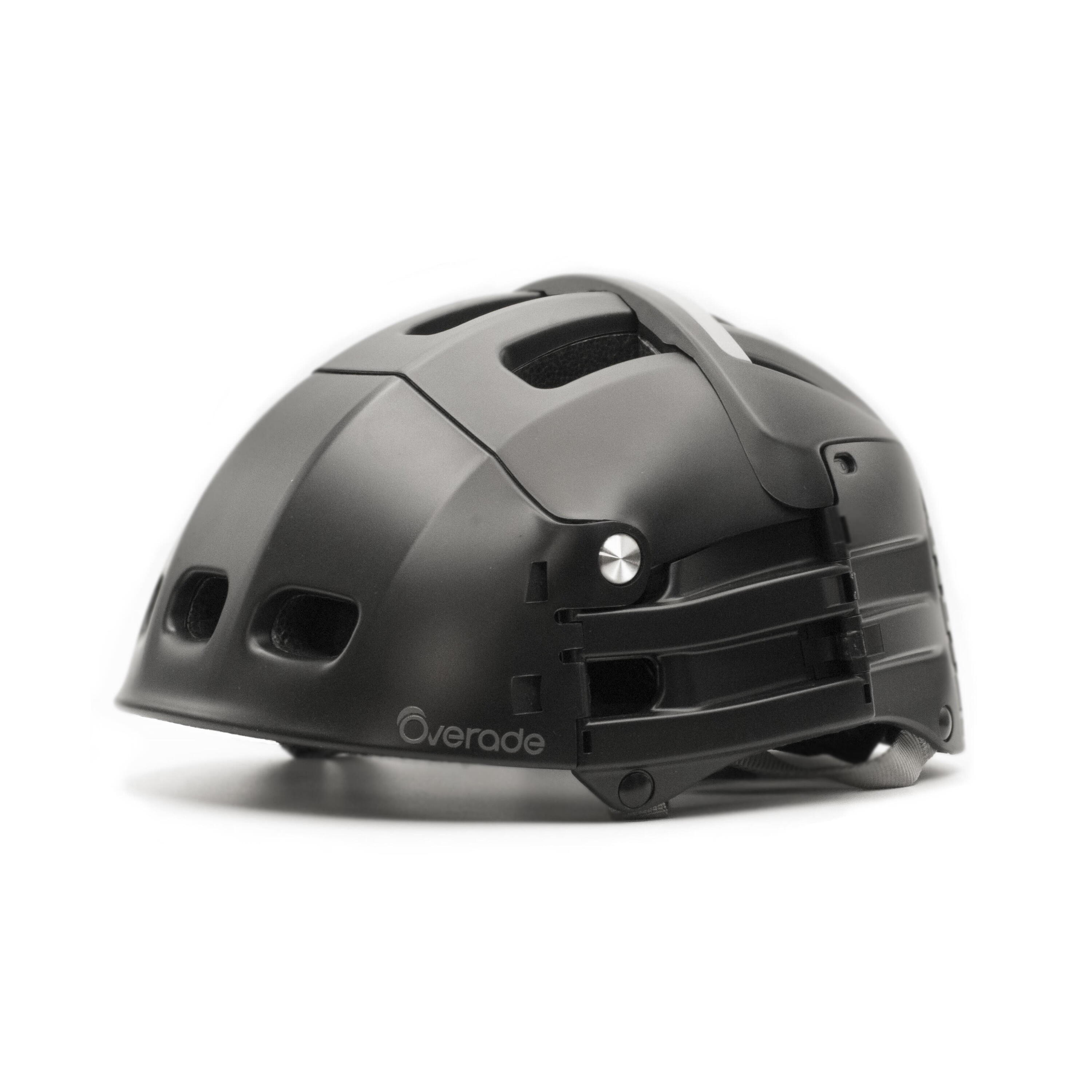 Faltbarer Helm Plixi schwarz für Fahrrad oder Roller 2/9