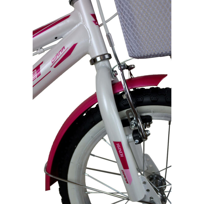 Bicicleta de montanha infantil Umit 16" Diana rosa