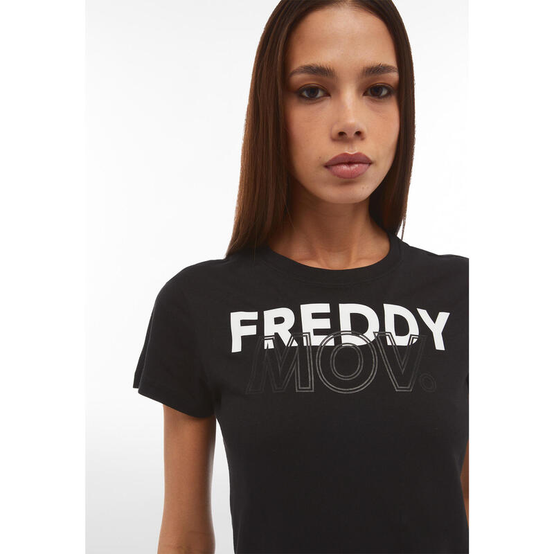 T-shirt FREDDY MOV. a maniche corte in jersey modal