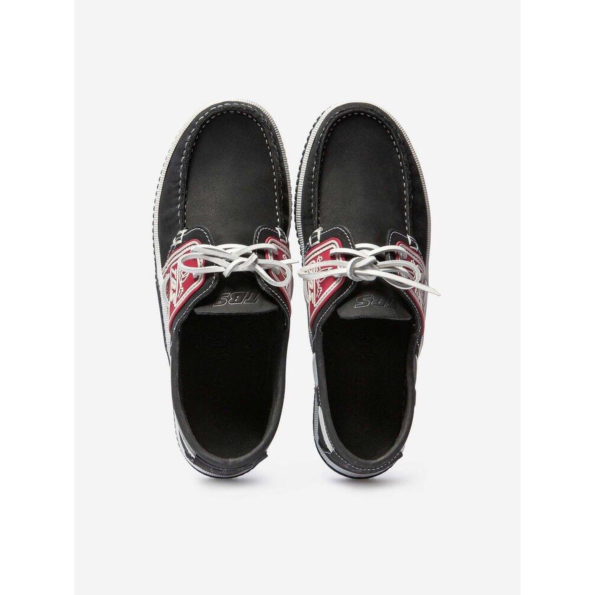 Chaussures bateau Homme - GLOBEK Navy + Grenadine